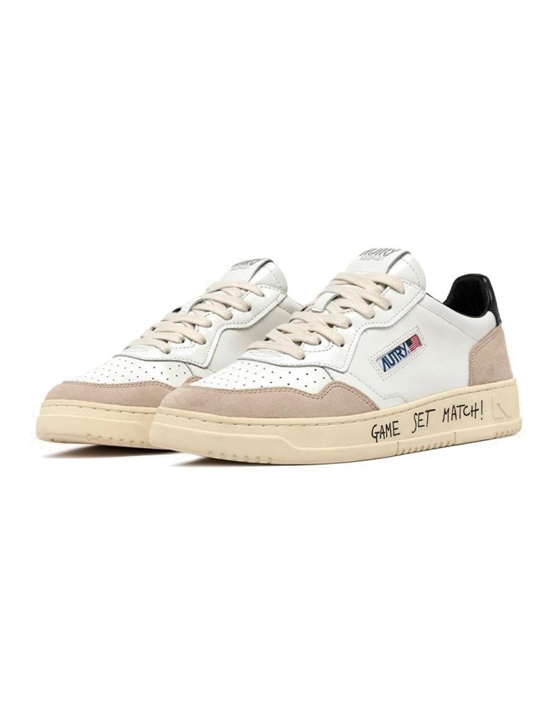 Autry Medalist Low Letras AULWMA04 Zapatillas Mujer Blanco