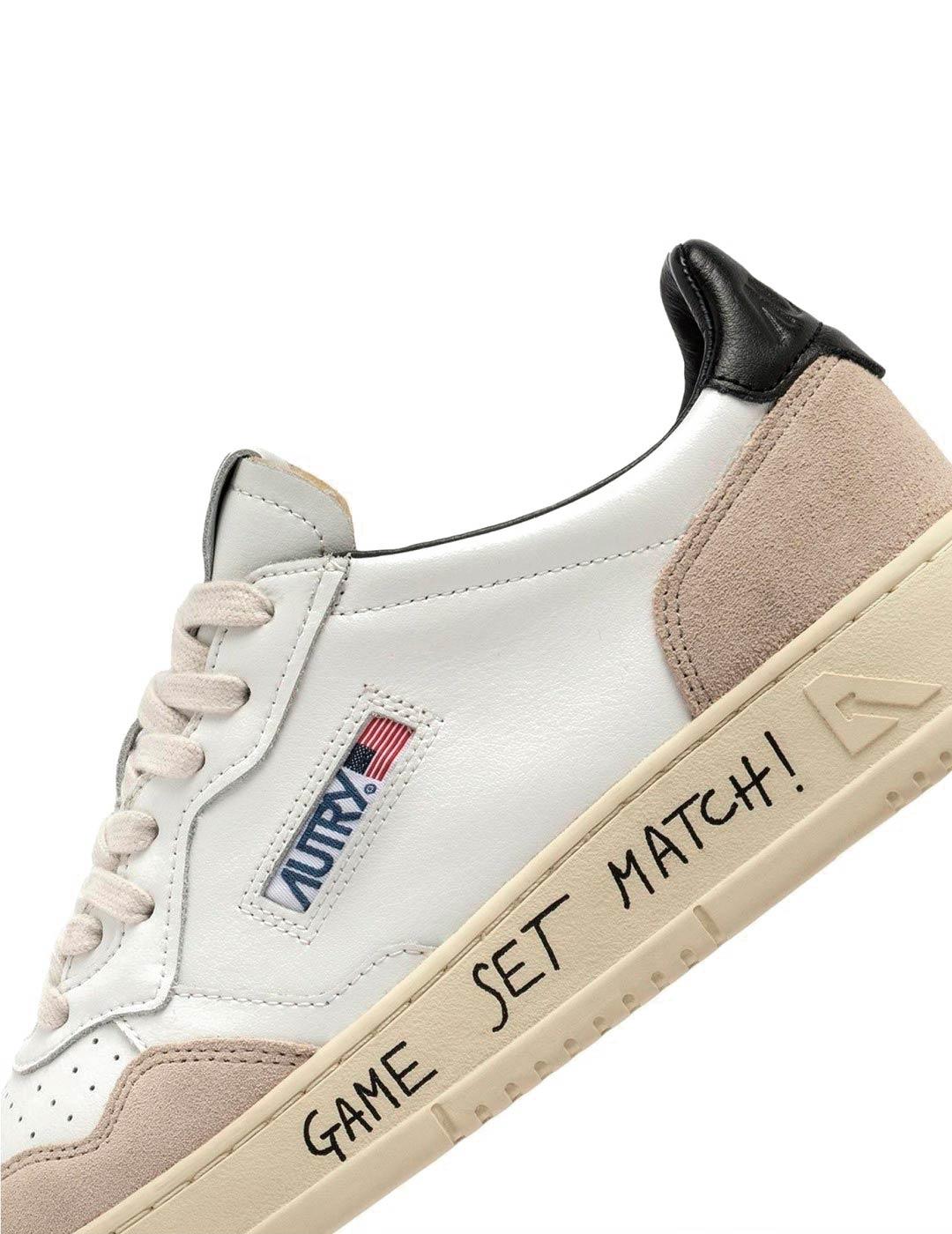 Autry Medalist Low Letras AULWMA04 Zapatillas Mujer Blanco