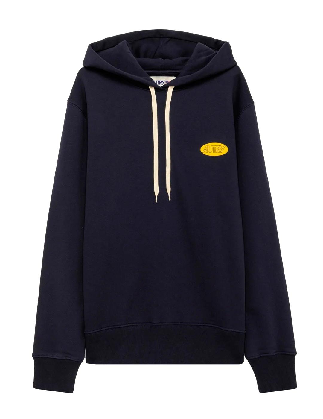 Autry Sudadera Capucha Hombre Azul Marino