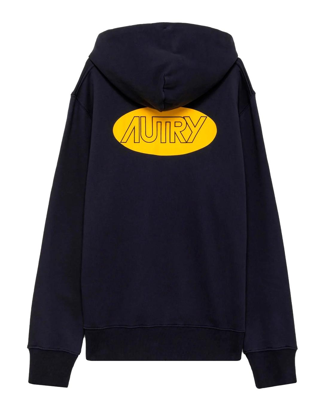 Autry Sudadera Capucha Hombre Azul Marino