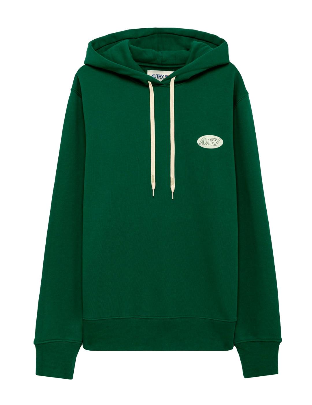 Autry Sudadera Capucha Hombre Verde