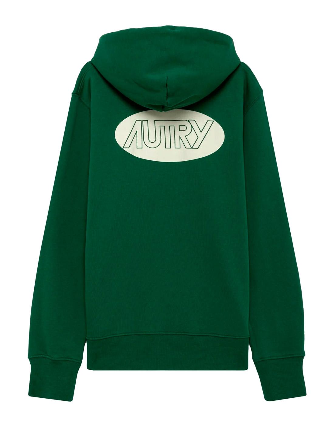 Autry Sudadera Capucha Hombre Verde