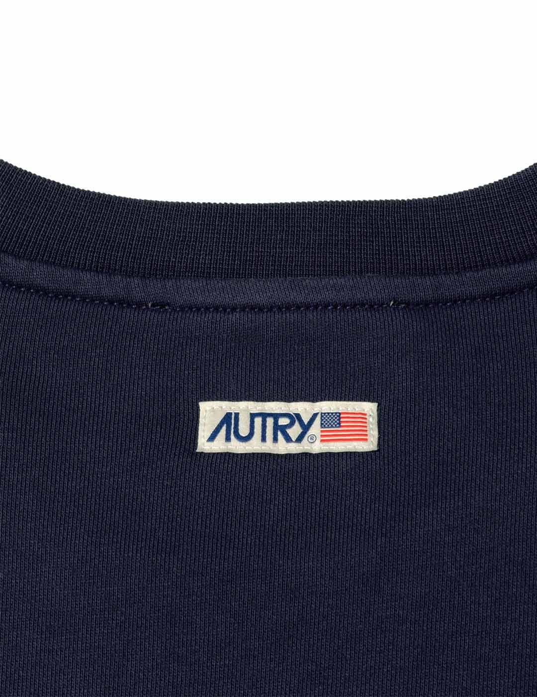 Autry Cuello Redondo Sudadera Hombre Azul Marino