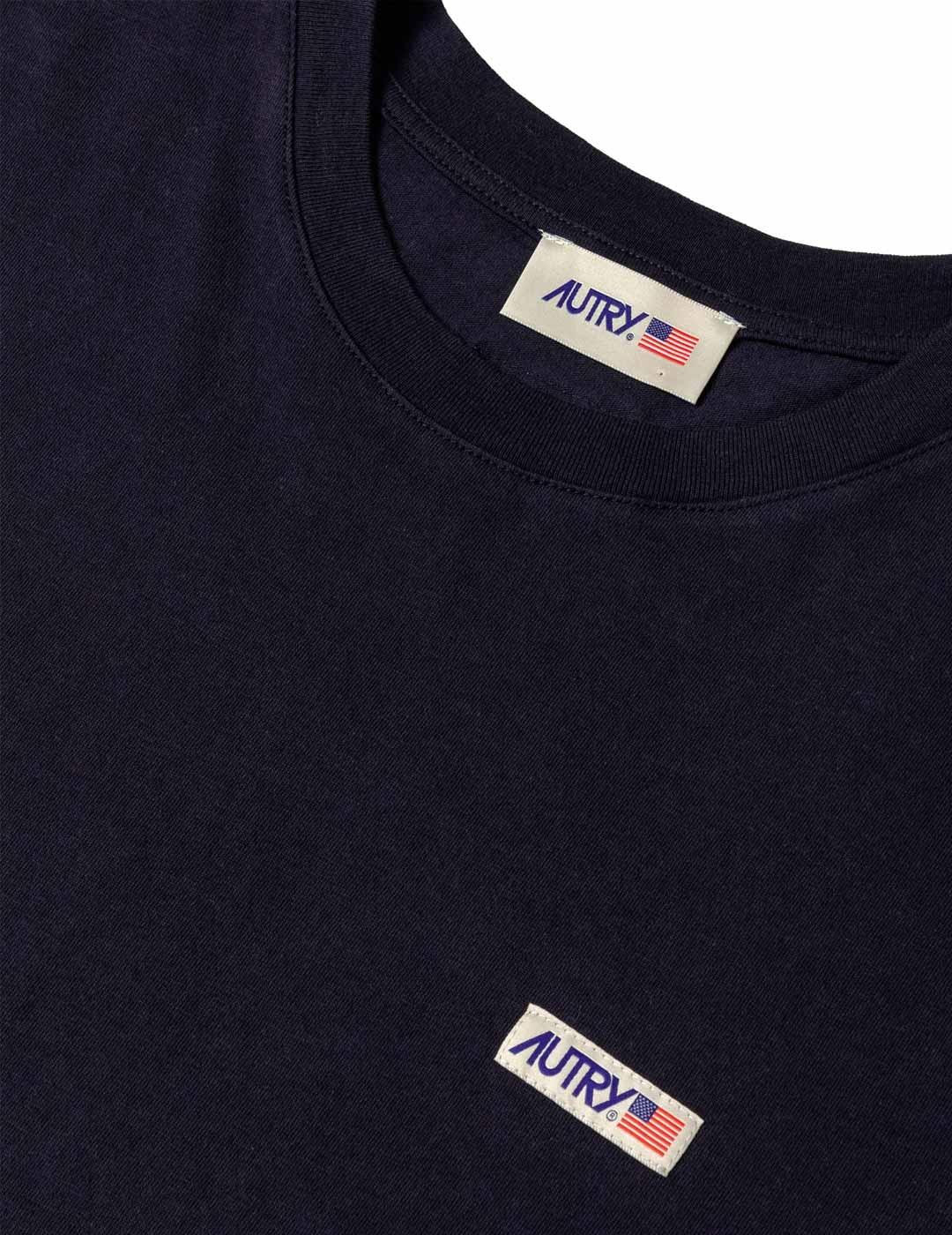 Autry Camiseta Hombre Azul Marino