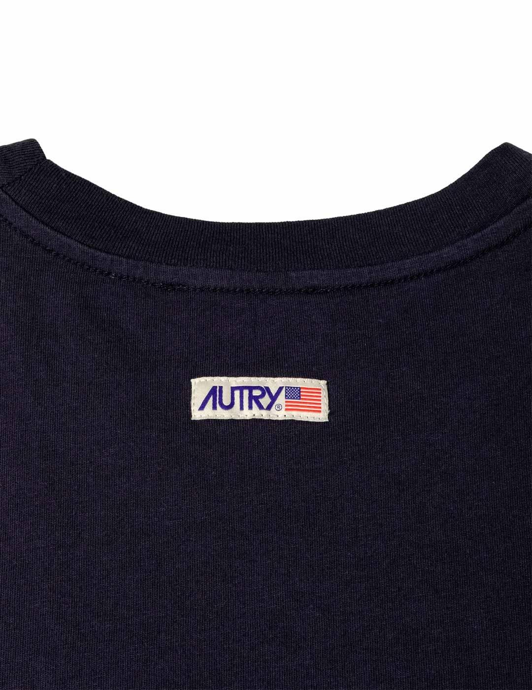 Autry Camiseta Hombre Azul Marino