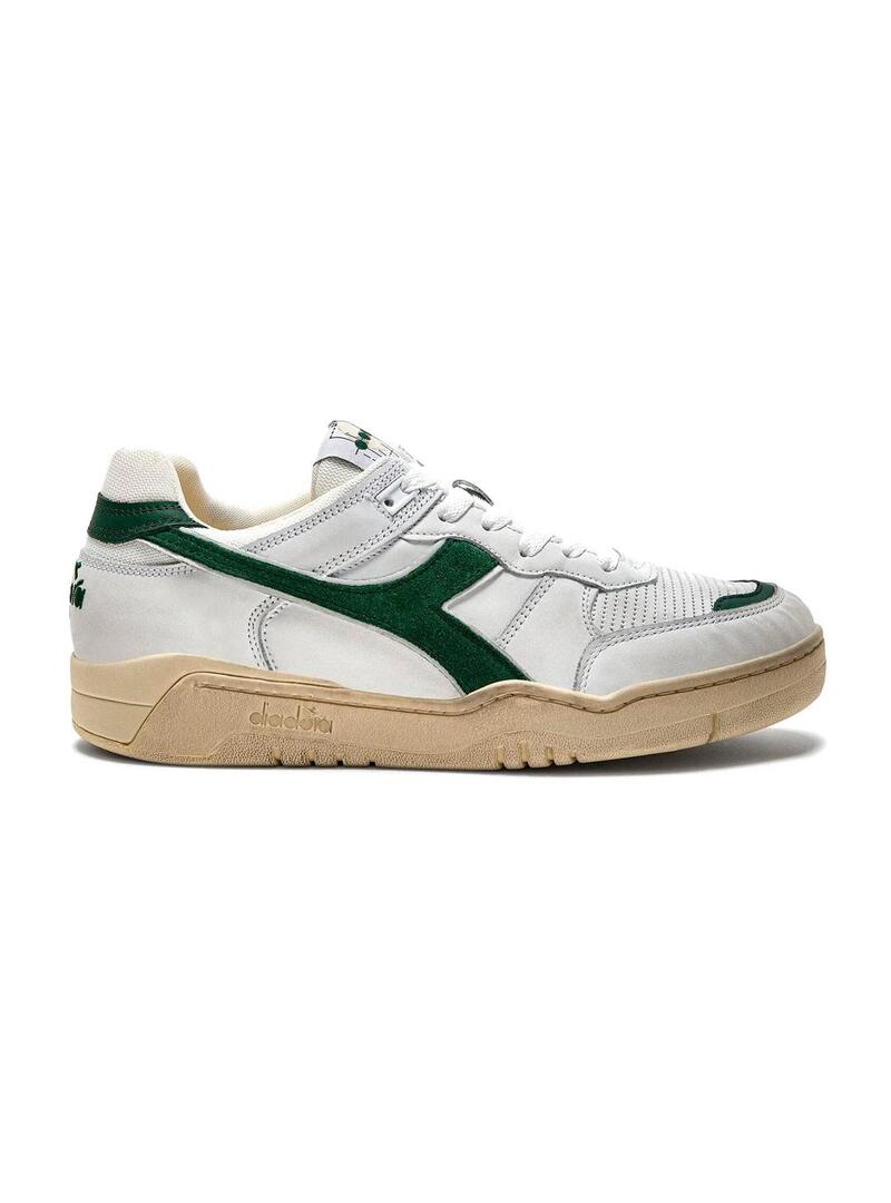 Diadora Heritage B.560 USED Zapatillas Hombre Blanca Verde