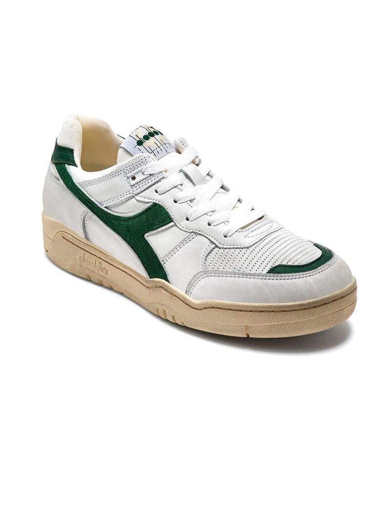 Diadora Heritage B.560 USED Zapatillas Hombre Blanca Verde
