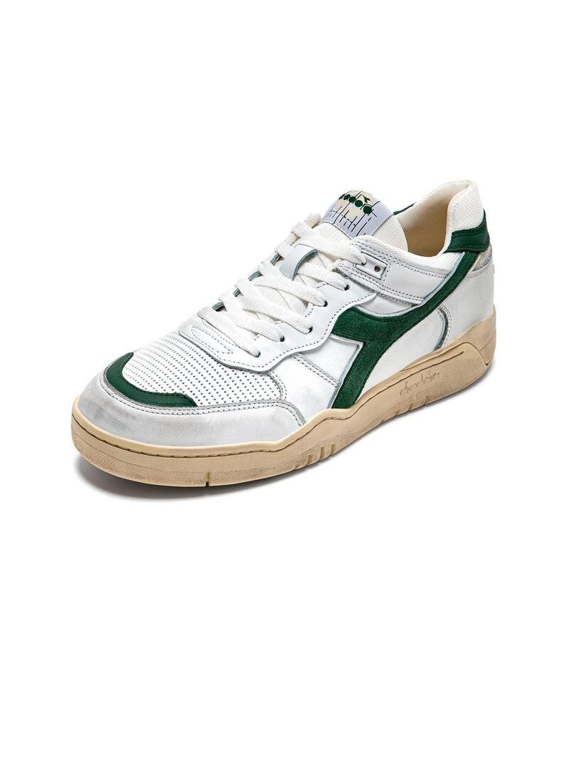 Diadora Heritage B.560 USED Zapatillas Hombre Blanca Verde
