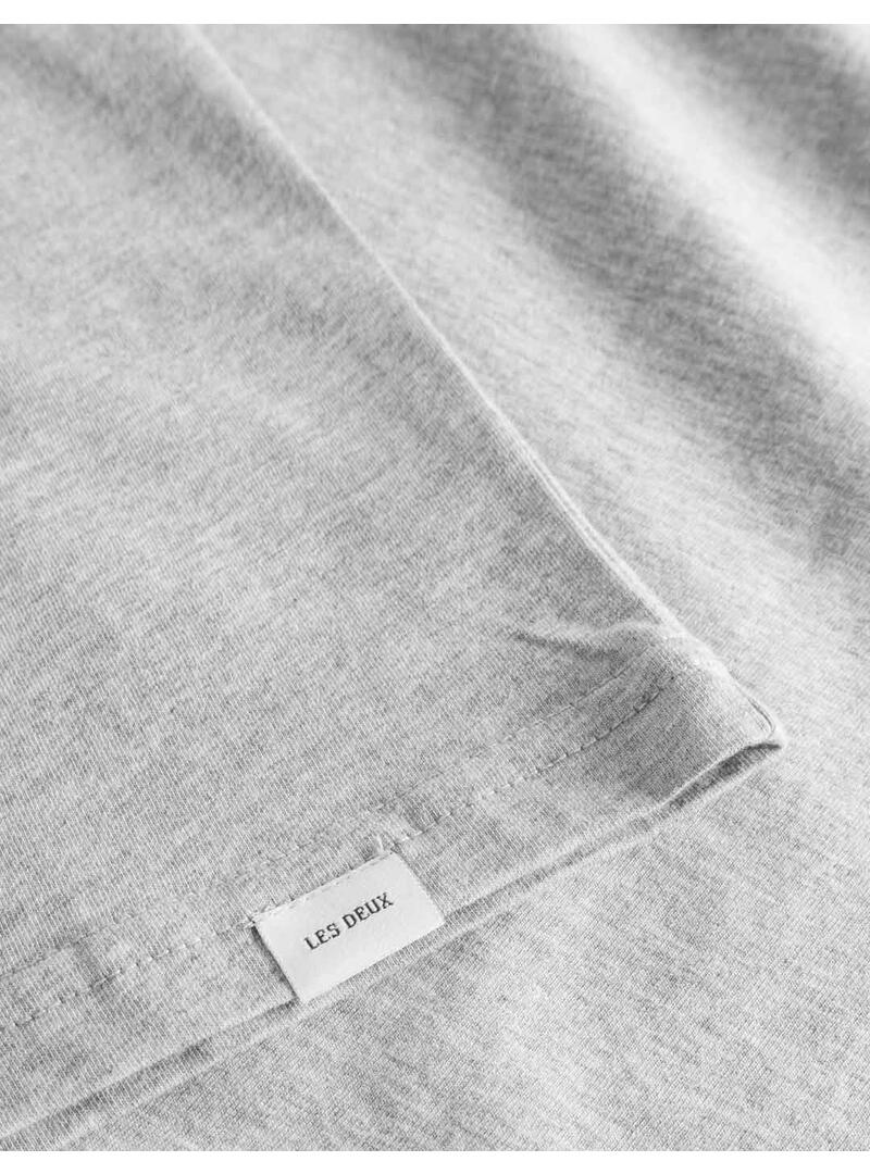 Les Deux Camden Camiseta Hombre Gris