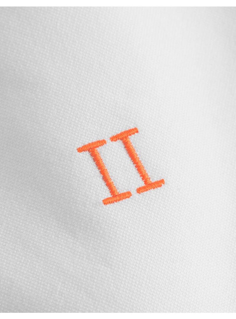 Les Deux Konrad Contrast Camisa Hombre Oxford Blanca