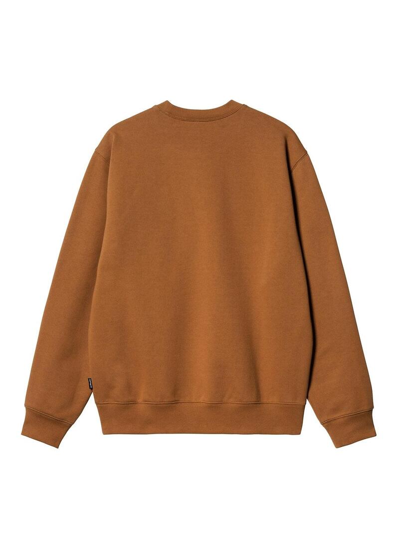 Carhartt Heart Train Pocket Sudadera Hombre Camel