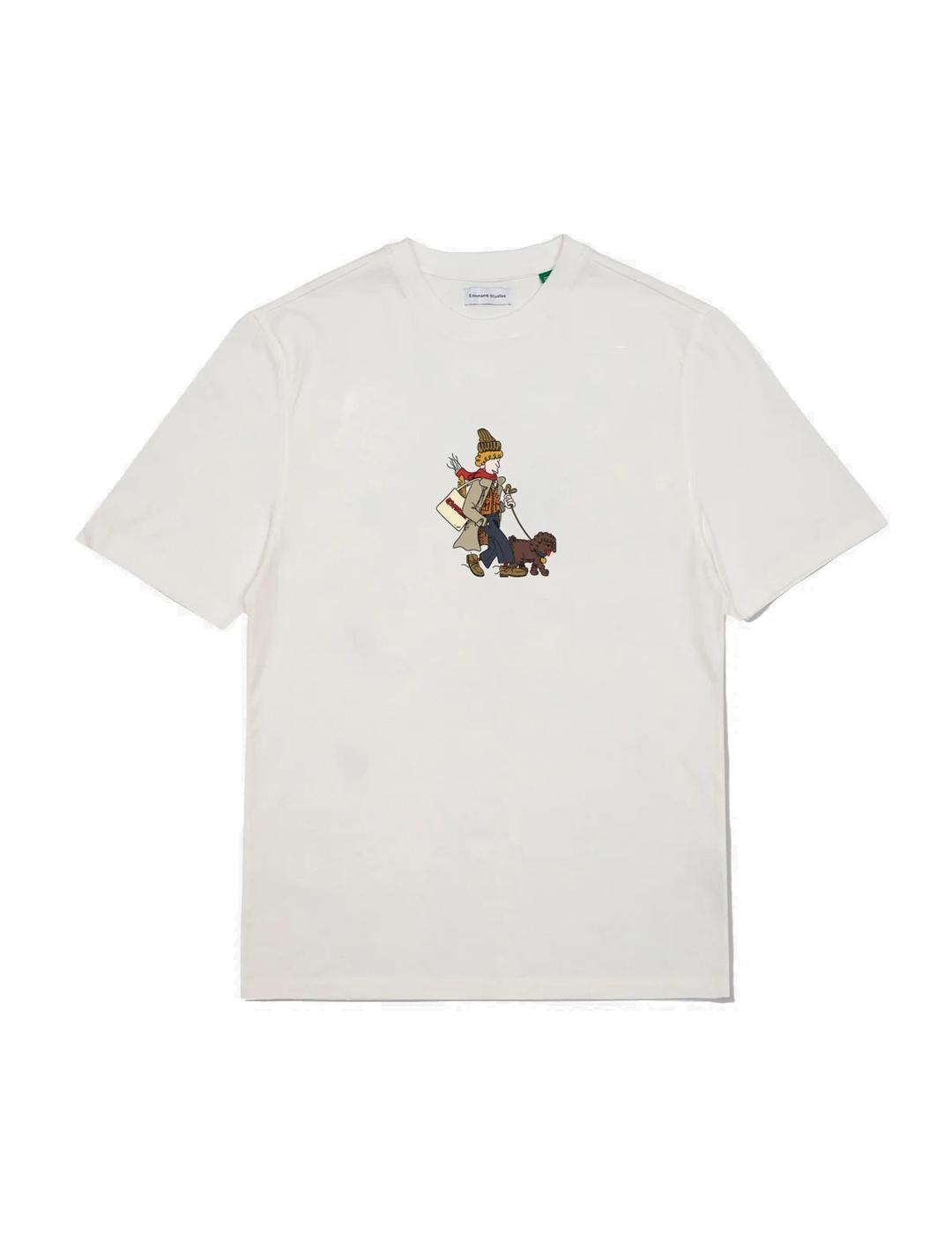 Edmmond Studios Everyday Walking Dogs Camiseta Hombre Blanco