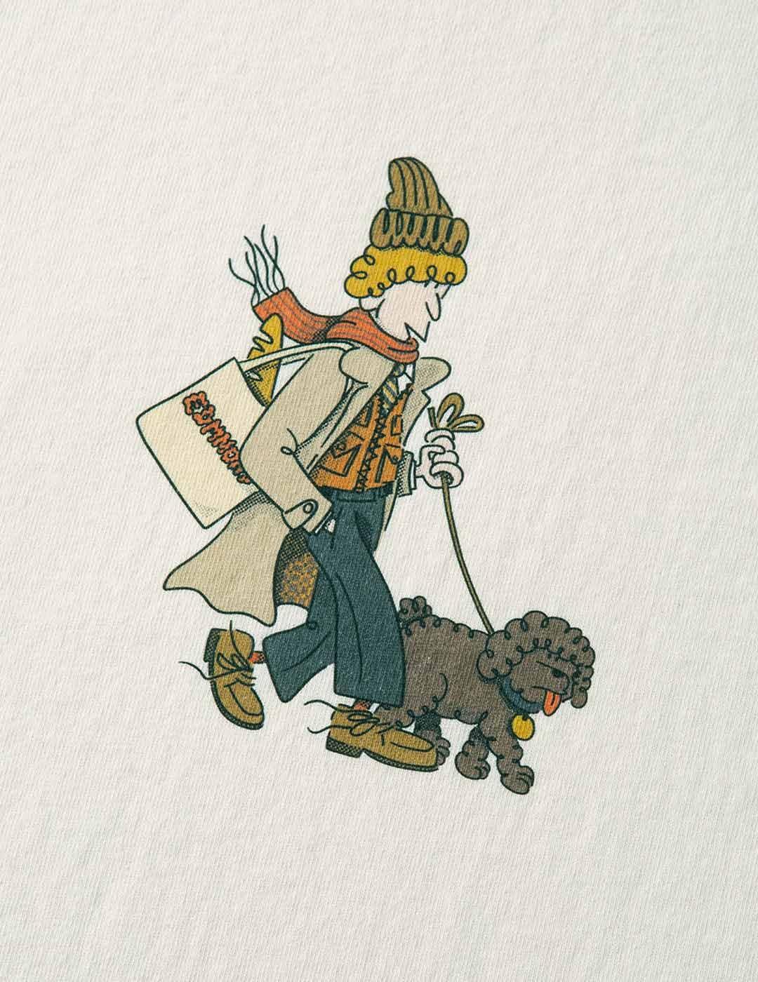 Edmmond Studios Everyday Walking Dogs Camiseta Hombre Blanco