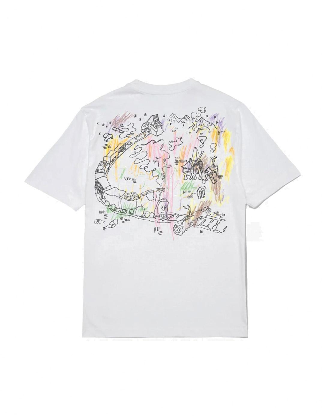 Edmmond Studios Train Camiseta Hombre Blanca