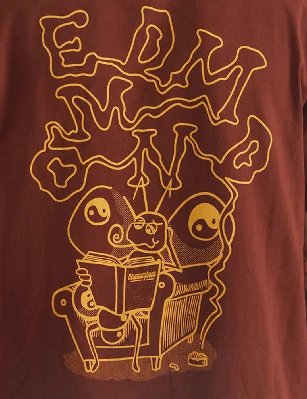 Edmmond Studios Metamorphosis Camiseta Hombre Marrón