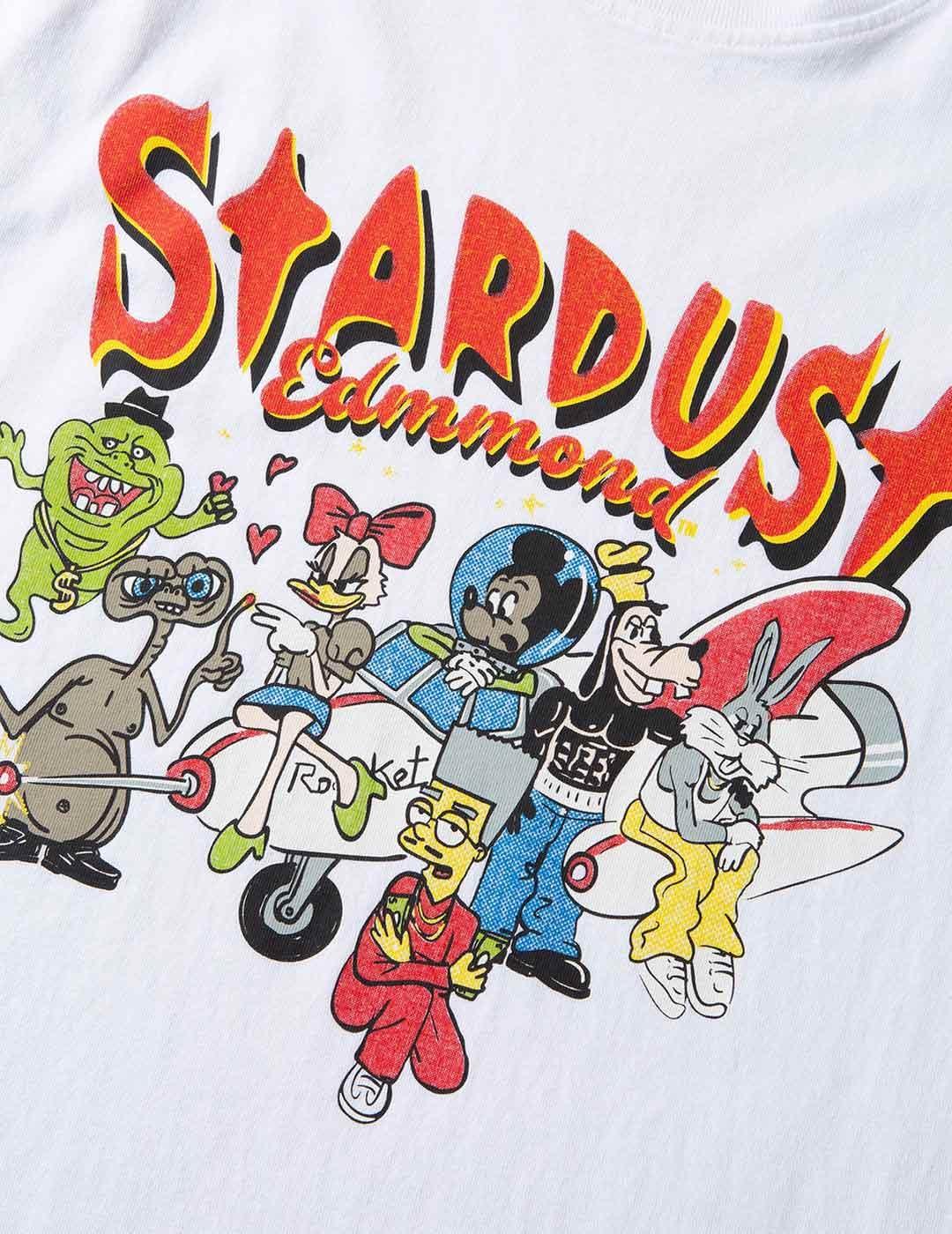 Edmmond Studios Stardust Camiseta Hombre Blanca