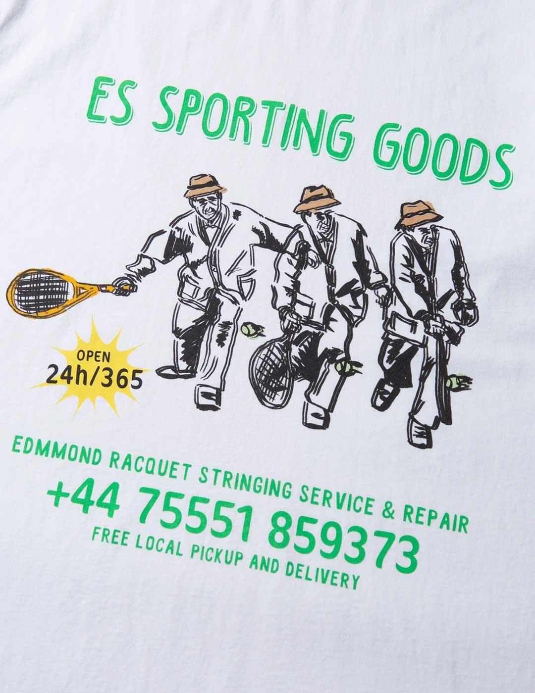 Edmmond Studios Sporting goods Tennis Camiseta Hombre Blanca