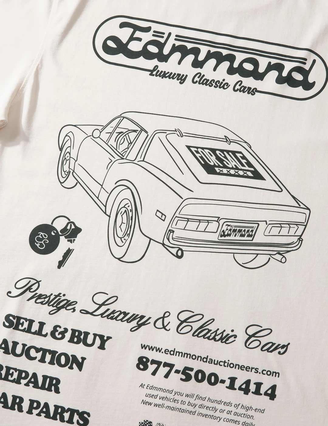 Edmmond Studios Luxury Cars Camiseta Hombre Blanca