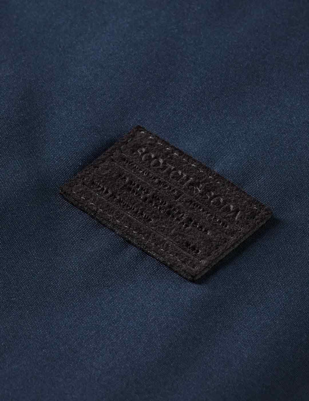 Scotch-Soda Parka Repelente Al Agua Hombre Azul Marino