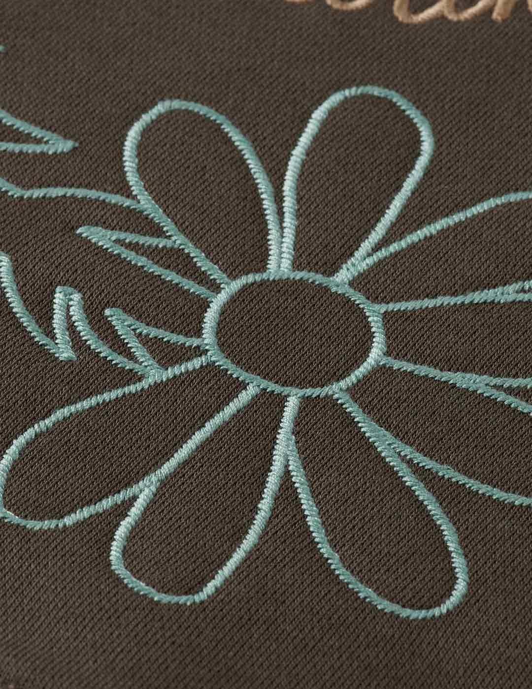 Scotch-Soda Sudadera Hombre Bordado Marrón