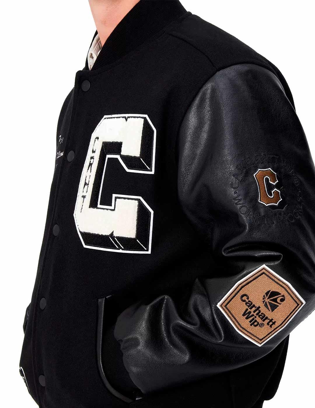 Carhartt Brown Ducks Bomber Chaqueta Hombre Negra