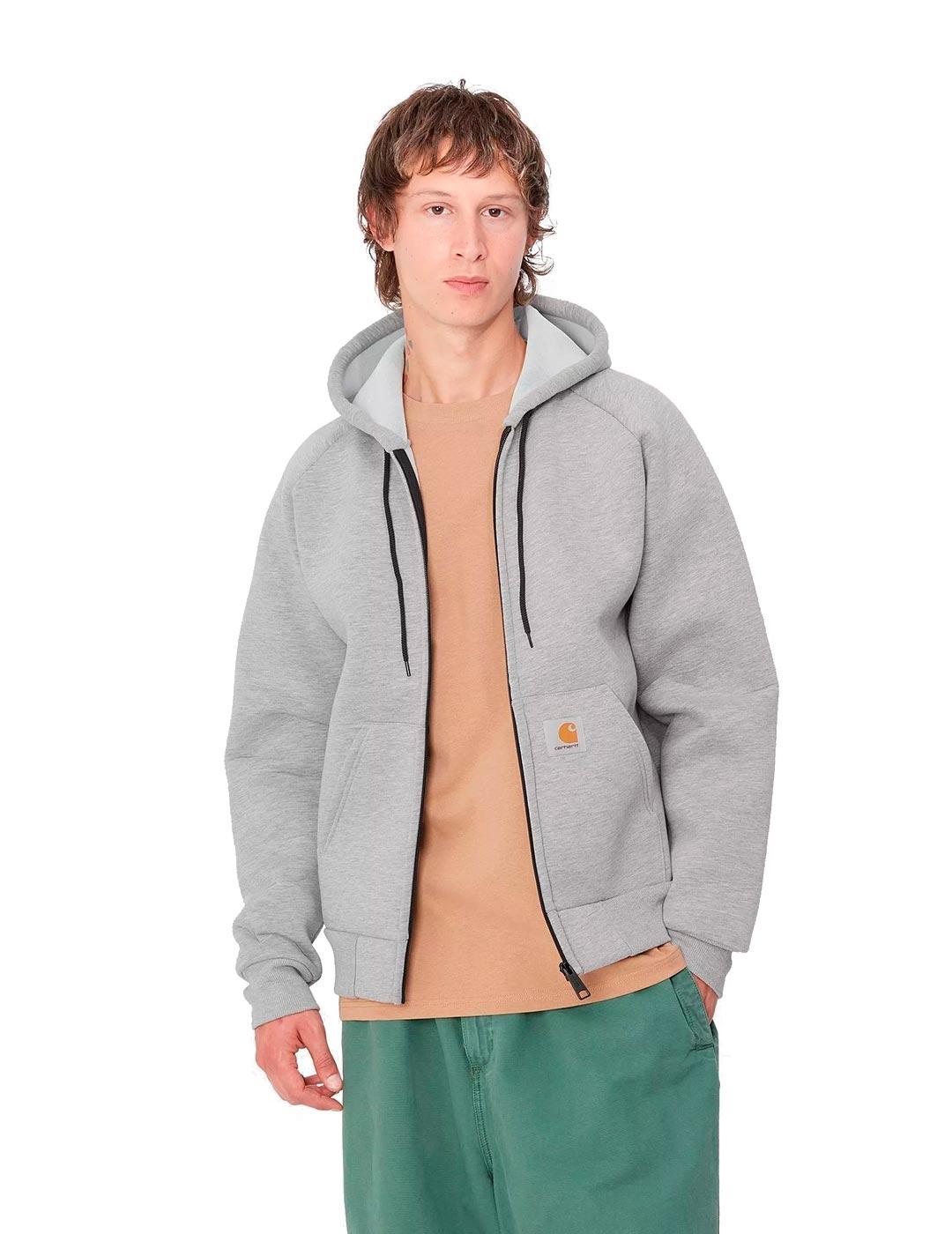 Carhartt Car-Lux Hooded Jacket Chaqueta Hombre Gris