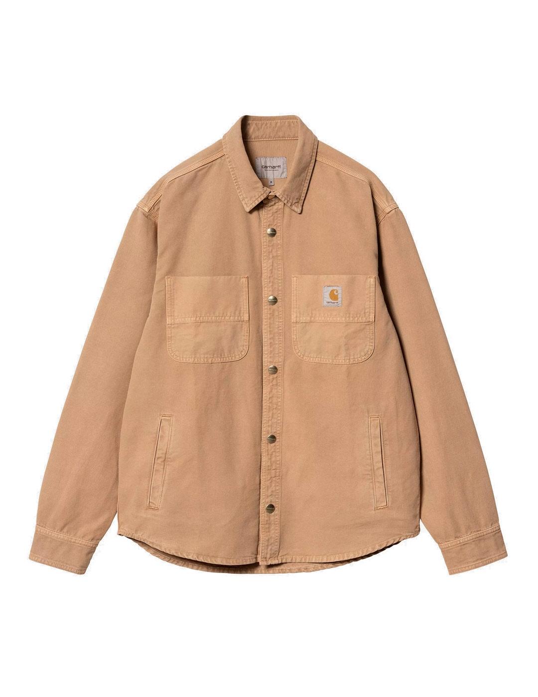 Carhartt Conro Shirt Jac Camisa Hombre Camel