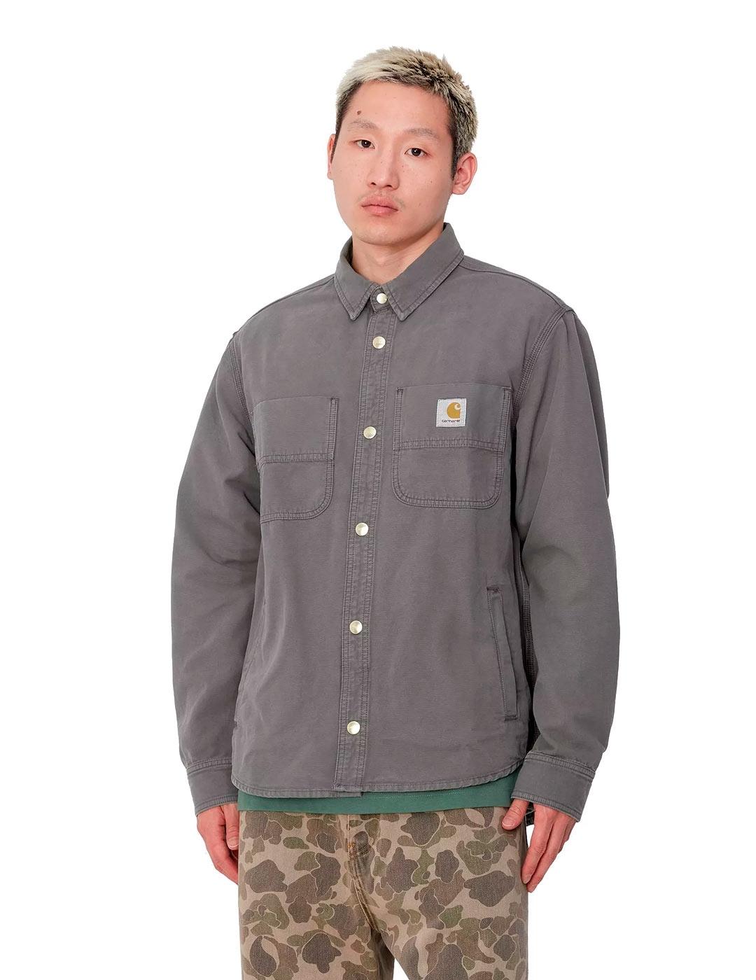 Carhartt Conro Shirt Jac Camisa Hombre Camel