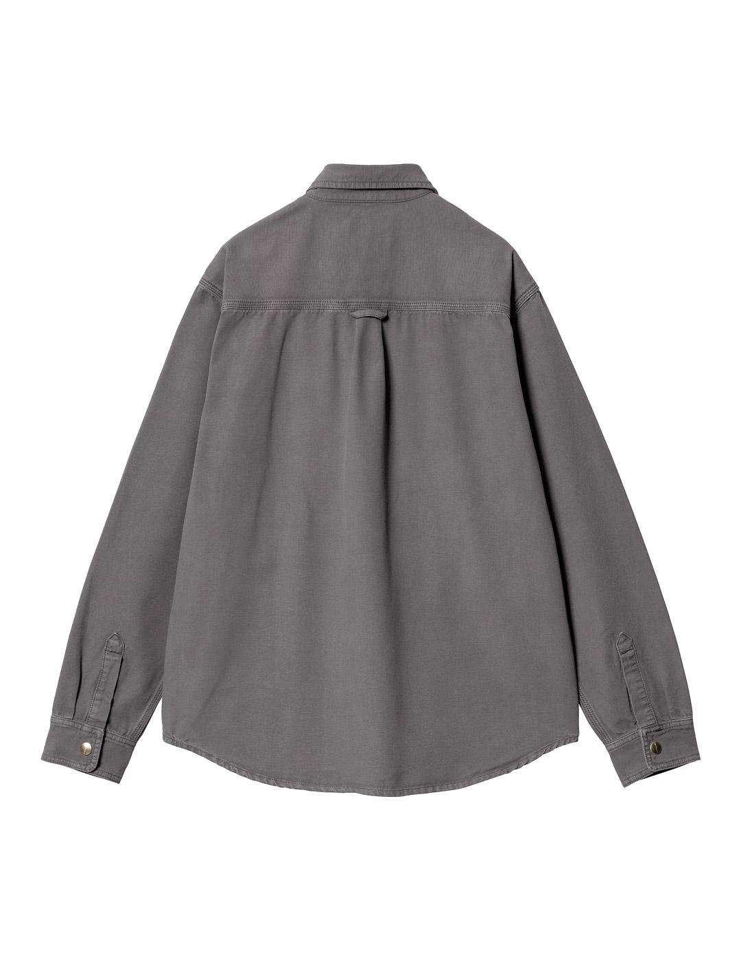 Carhartt Conro Shirt Jac Camisa Hombre Gris