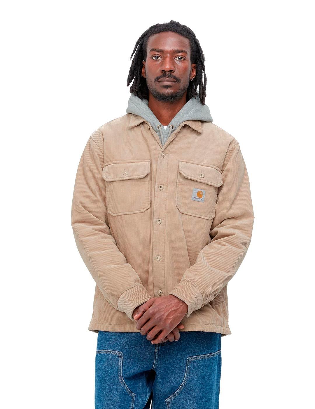 Carhartt Whitsome Shirt Sobrecamisa Pana Hombre Marrón