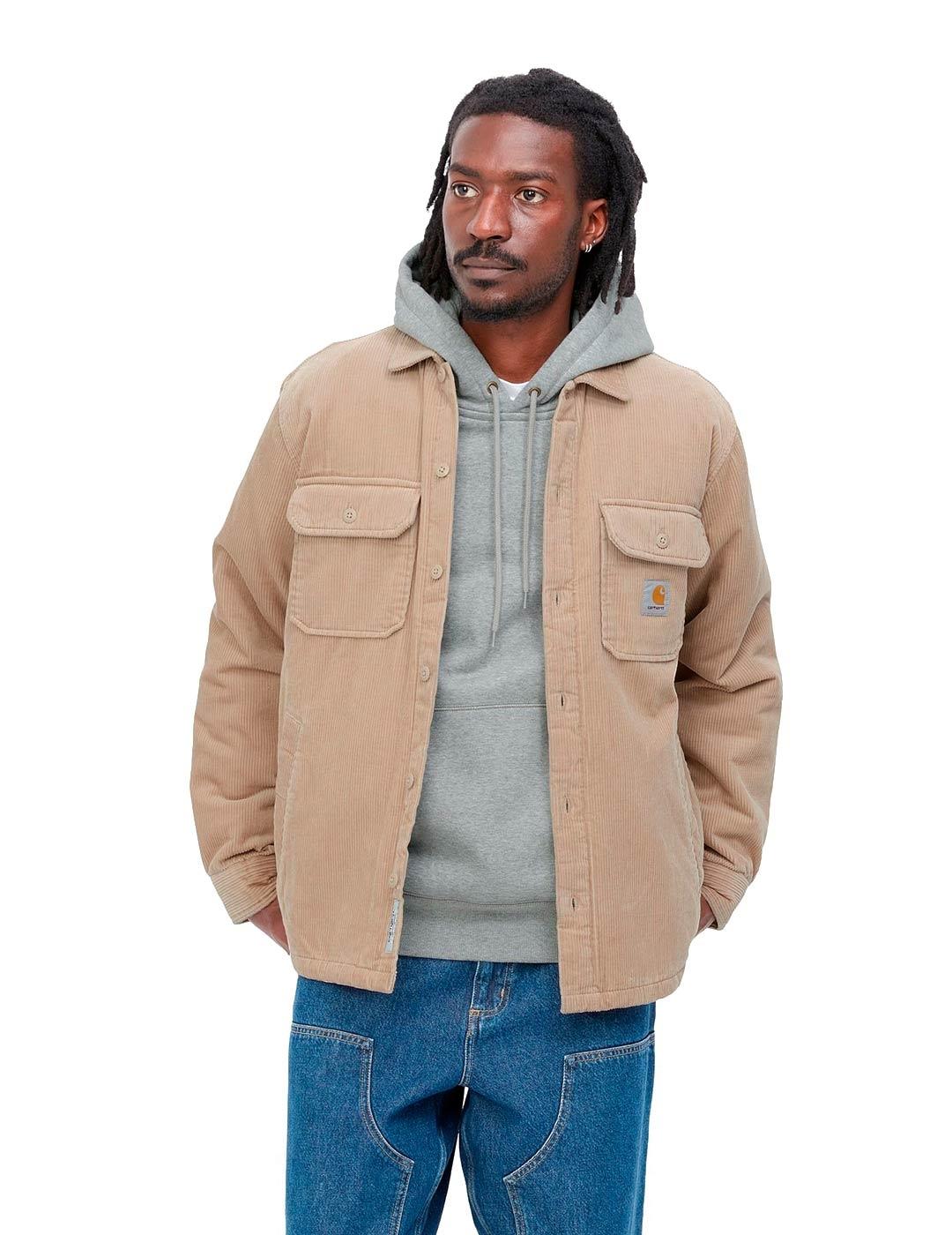 Carhartt Whitsome Shirt Sobrecamisa Pana Hombre Beige