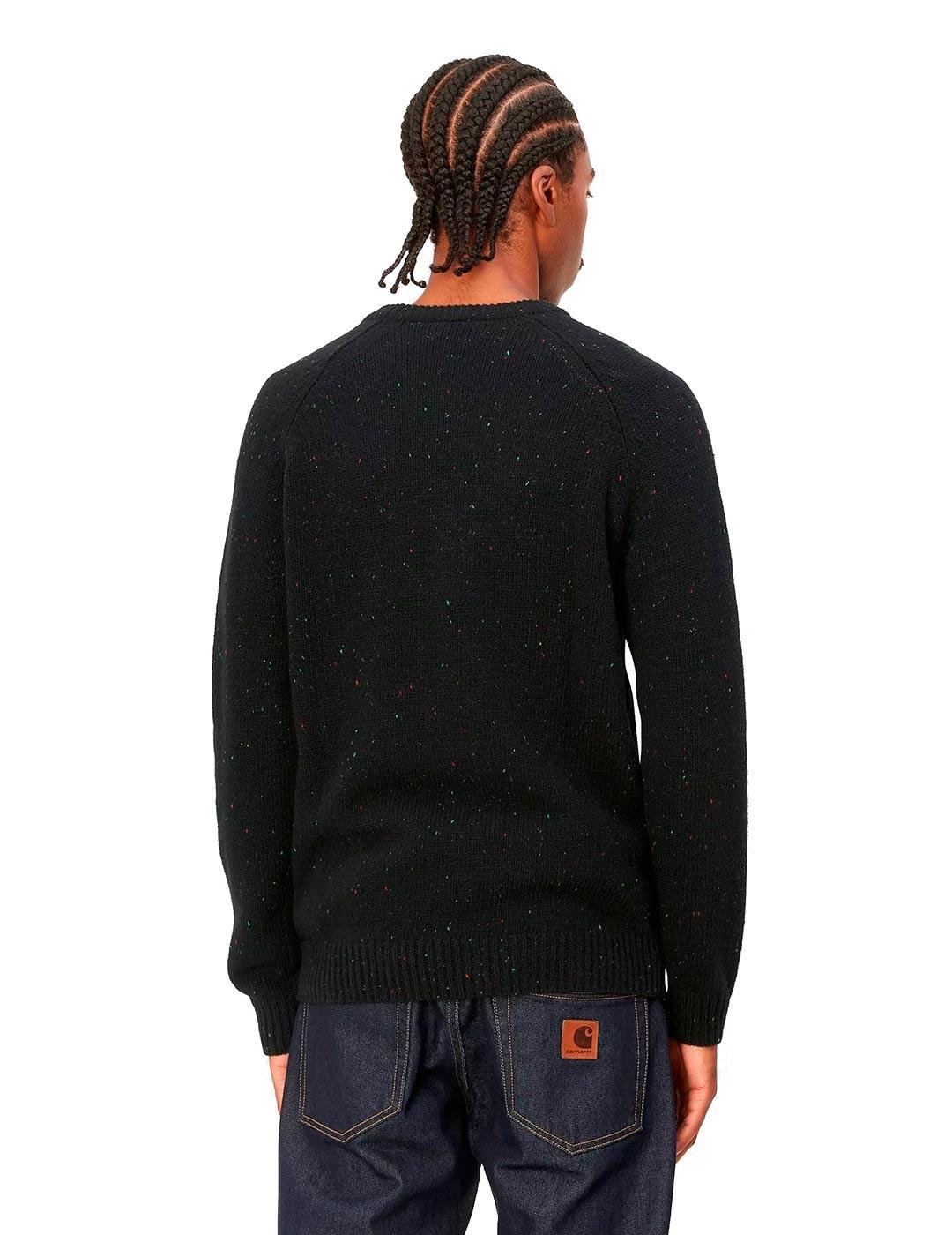 Carhartt Anglistic Jersey Hombre Negro