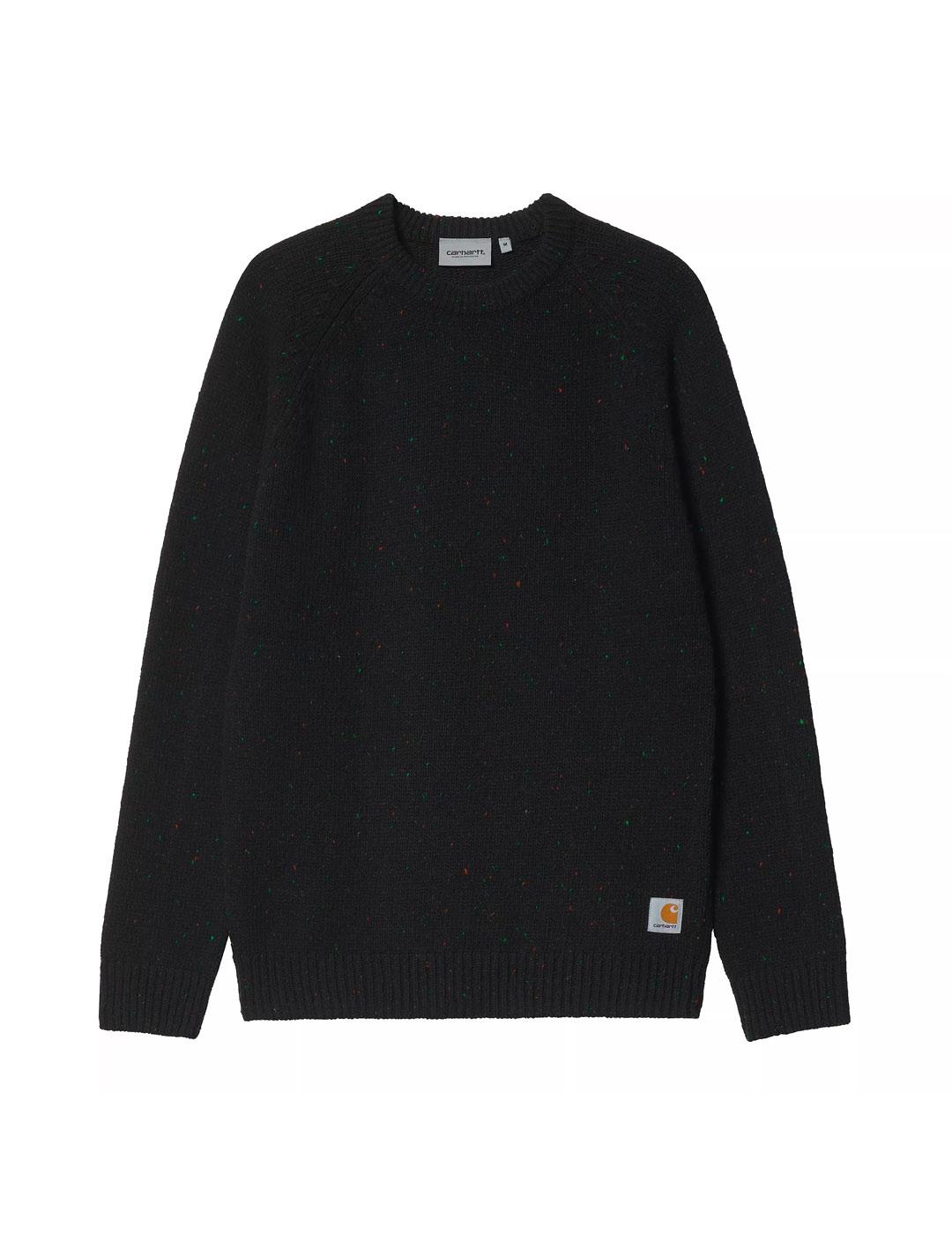 Carhartt Anglistic Jersey Hombre Negro
