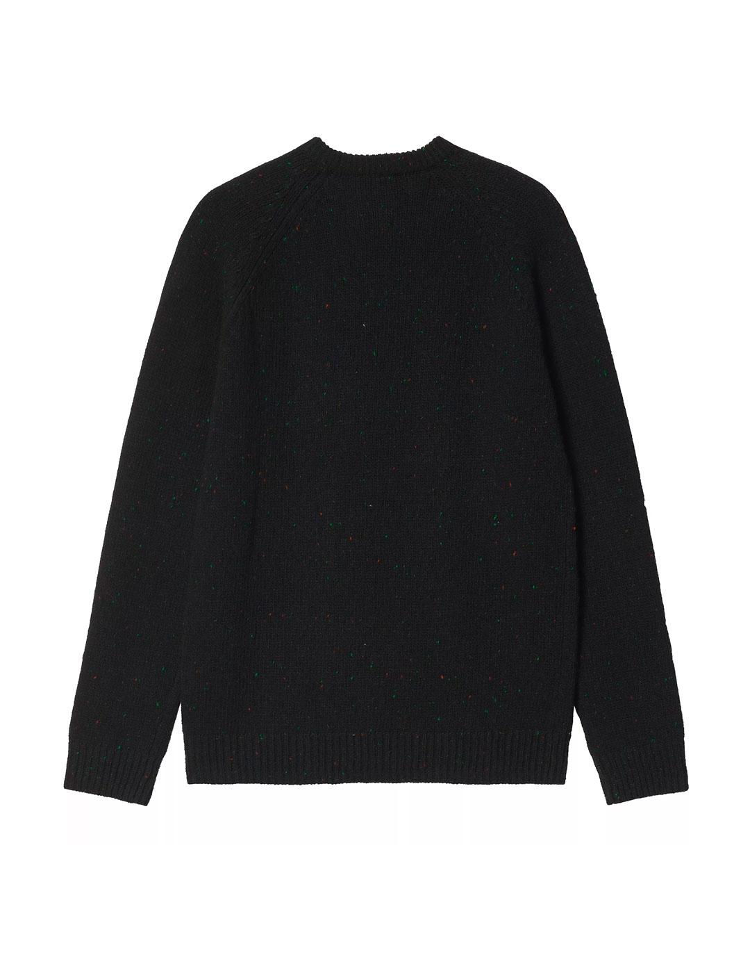 Carhartt Anglistic Jersey Hombre Negro