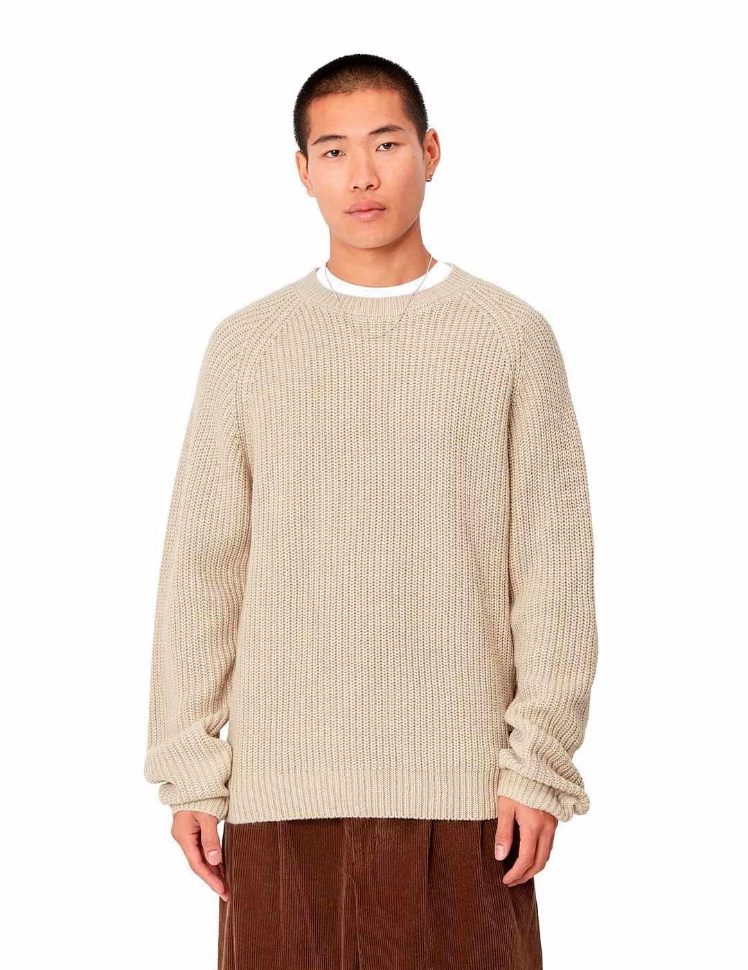 Carhartt Forth Sweater Jersey Hombre Beige