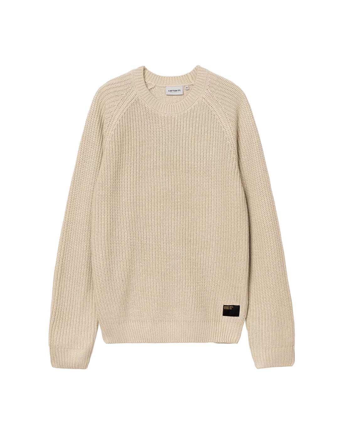 Carhartt Forth Sweater Jersey Hombre Beige