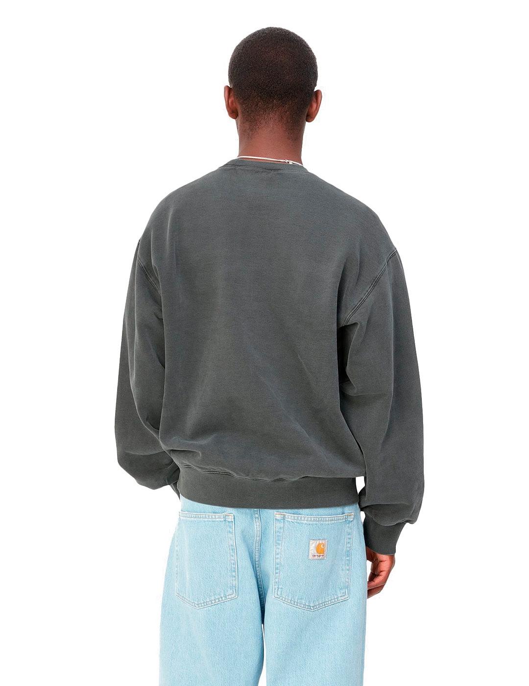 Carhartt Vista Sweat Sudadera Hombre Gris Antracita