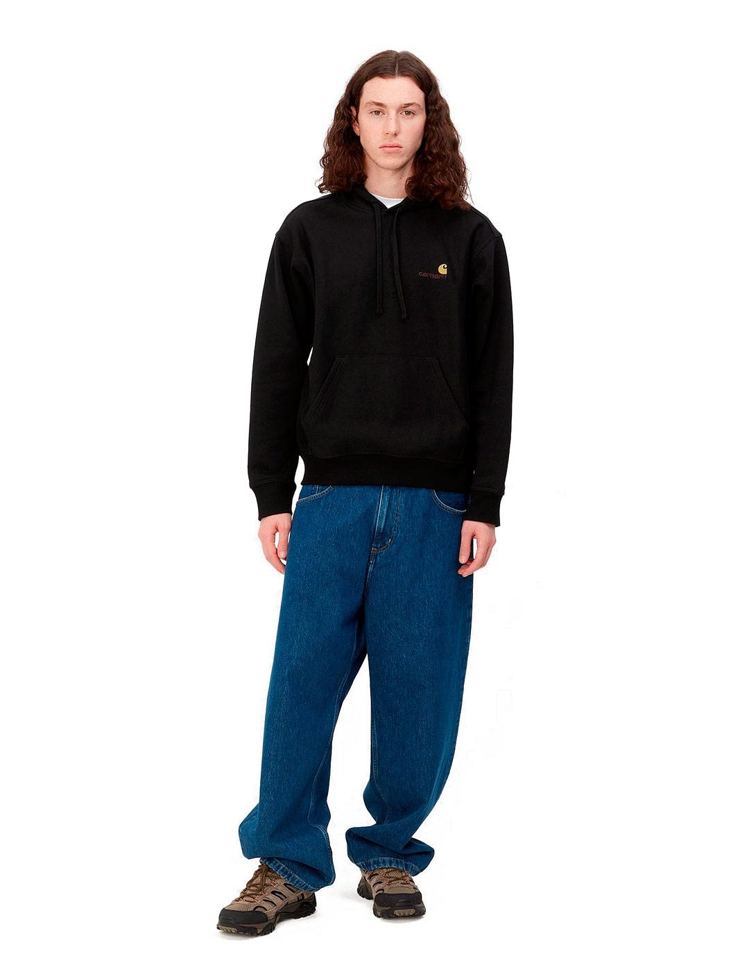 Carhartt Hooded American Sudadera Hombre Negra