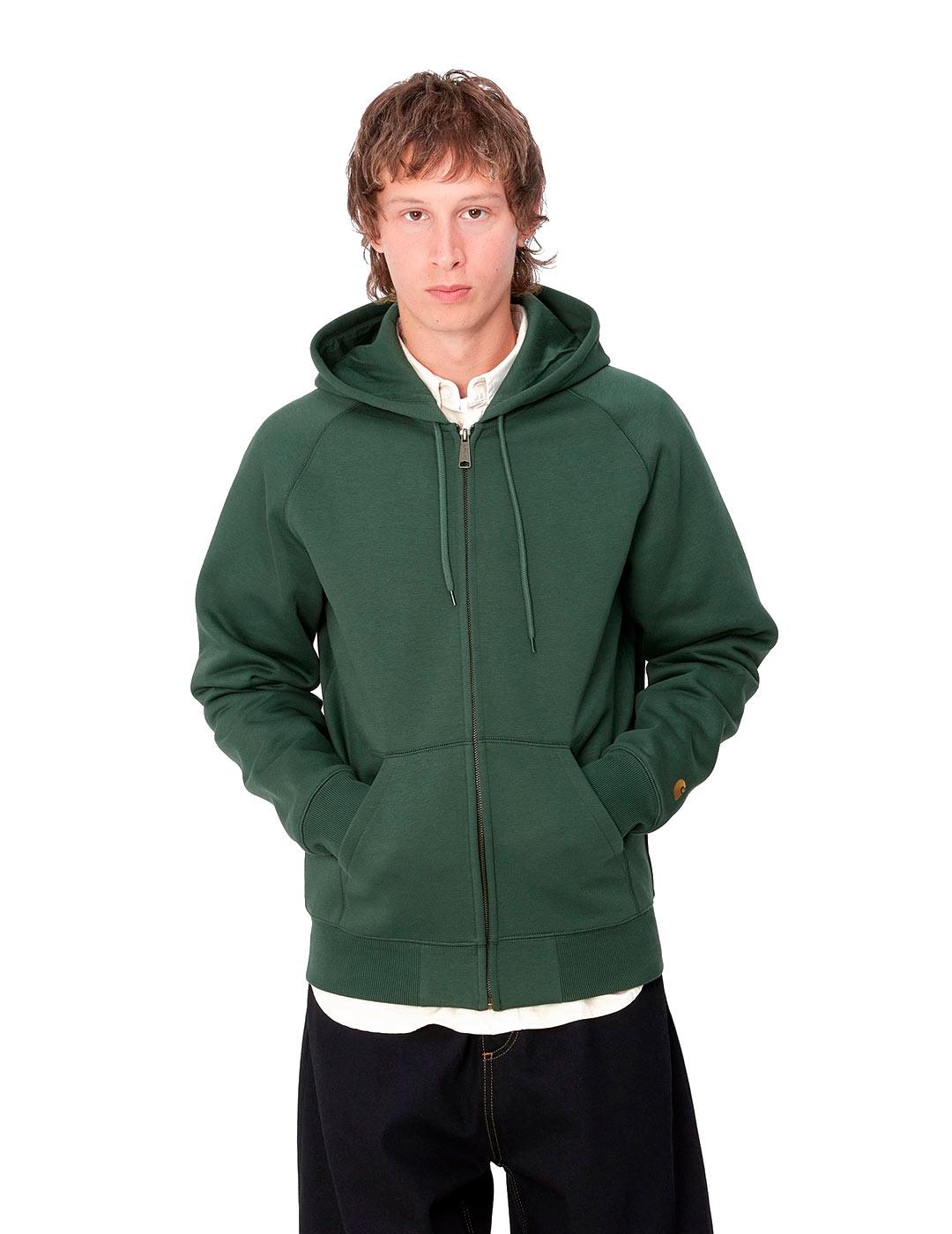 Carhartt Hooded Chase Sudadera Hombre Verde