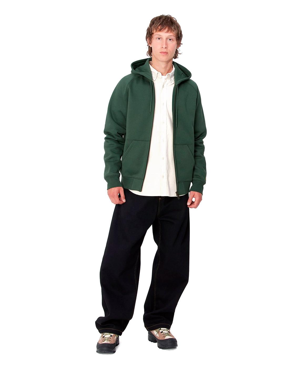 Carhartt Hooded Chase Sudadera Hombre Verde