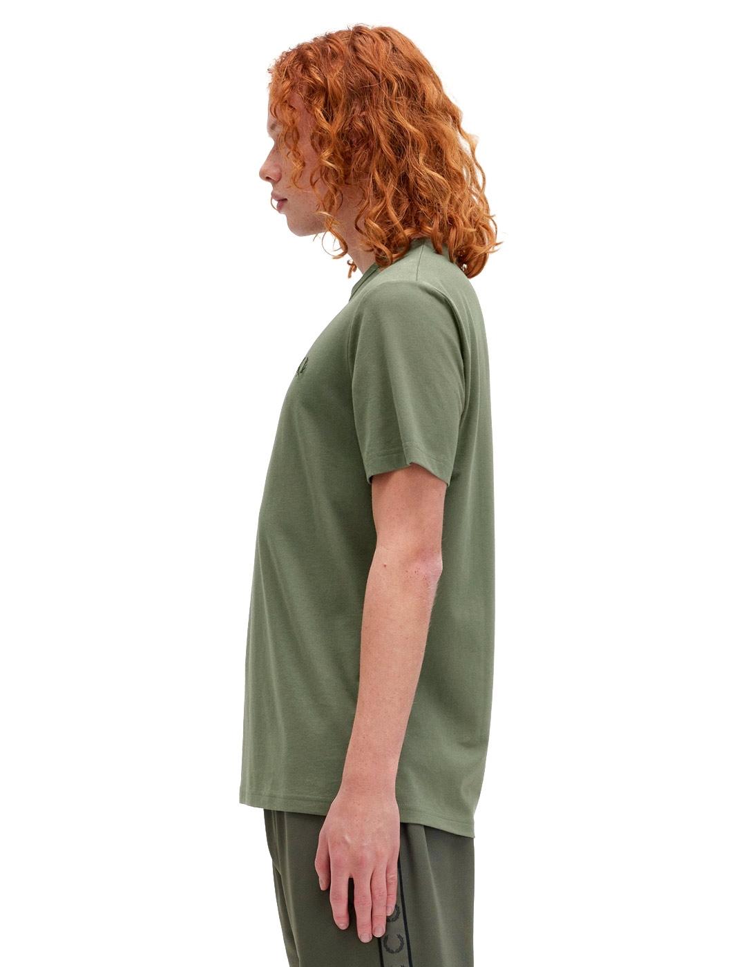 Fred Perry M1600 Camiseta Hombre Verde