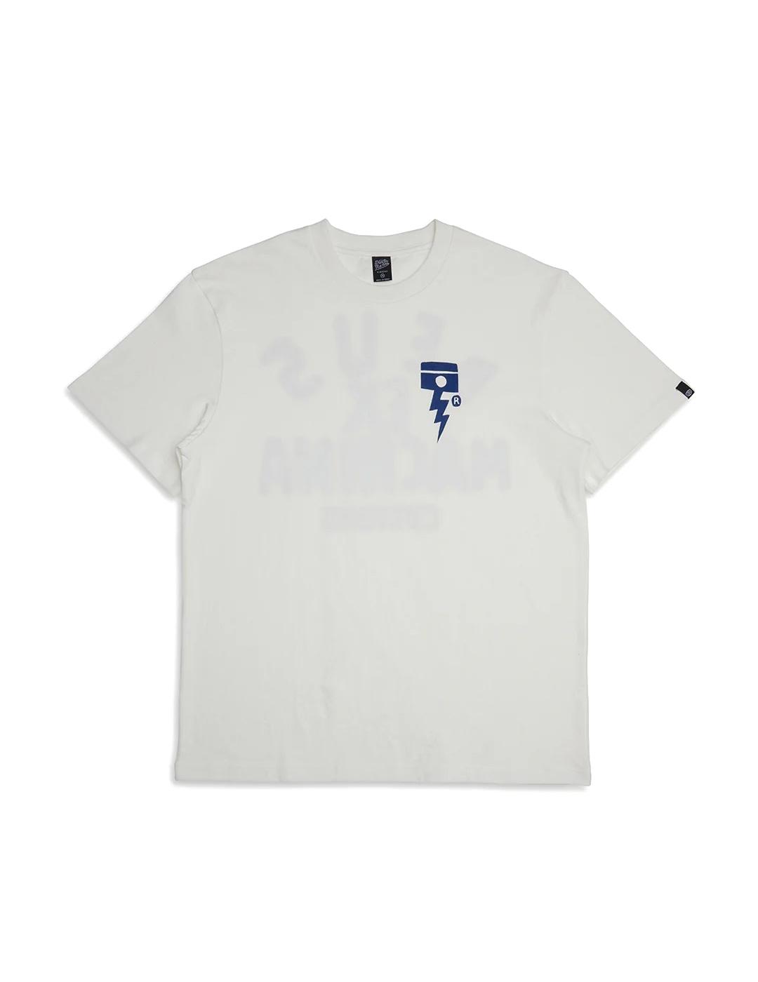 Camiseta Deus Ex Machina Pisstin Tee Vintage White