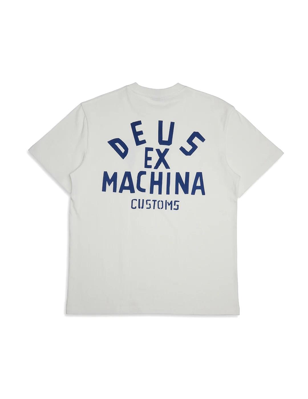 Camiseta Deus Ex Machina Pisstin Tee Vintage White