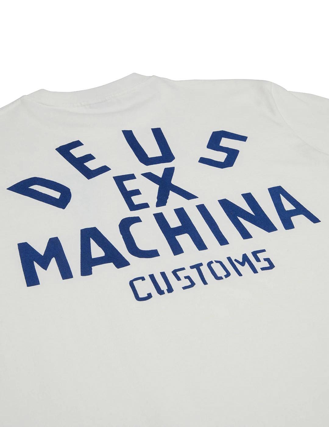 Camiseta Deus Ex Machina Pisstin Tee Vintage White