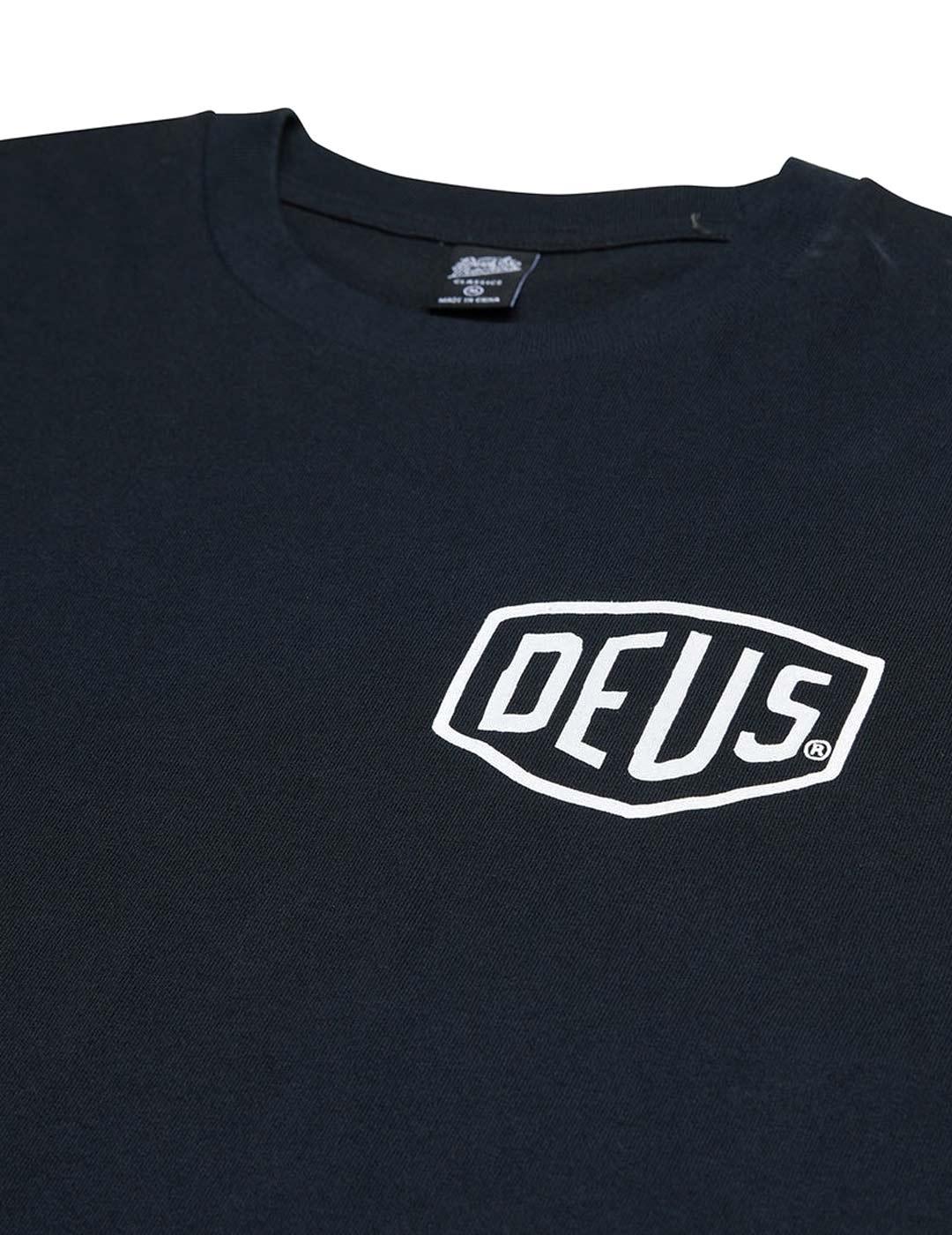 Camiseta Deus Ex Machina Frontage Tee Black