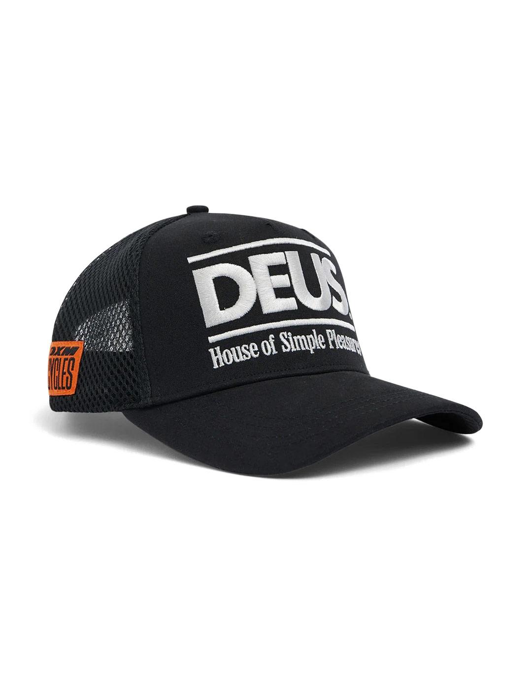 Deus Ex Machina Podium Trucker Gorra Negra