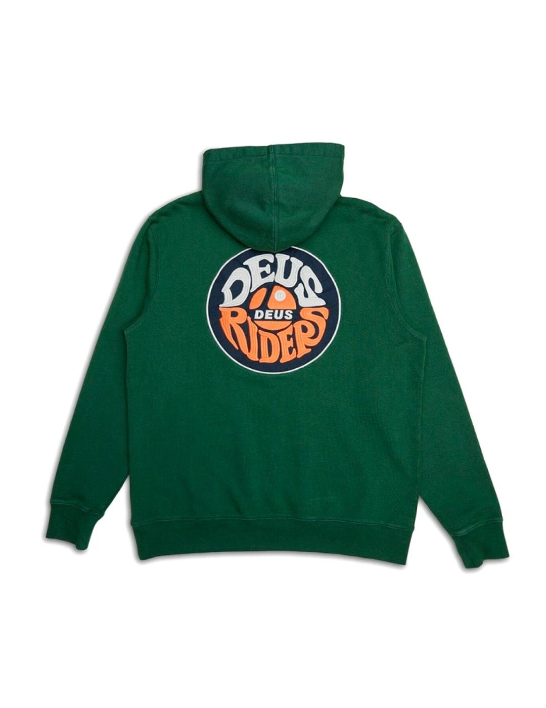 Deus Ex Machina Riders Friend Sudadera Hombre Verde