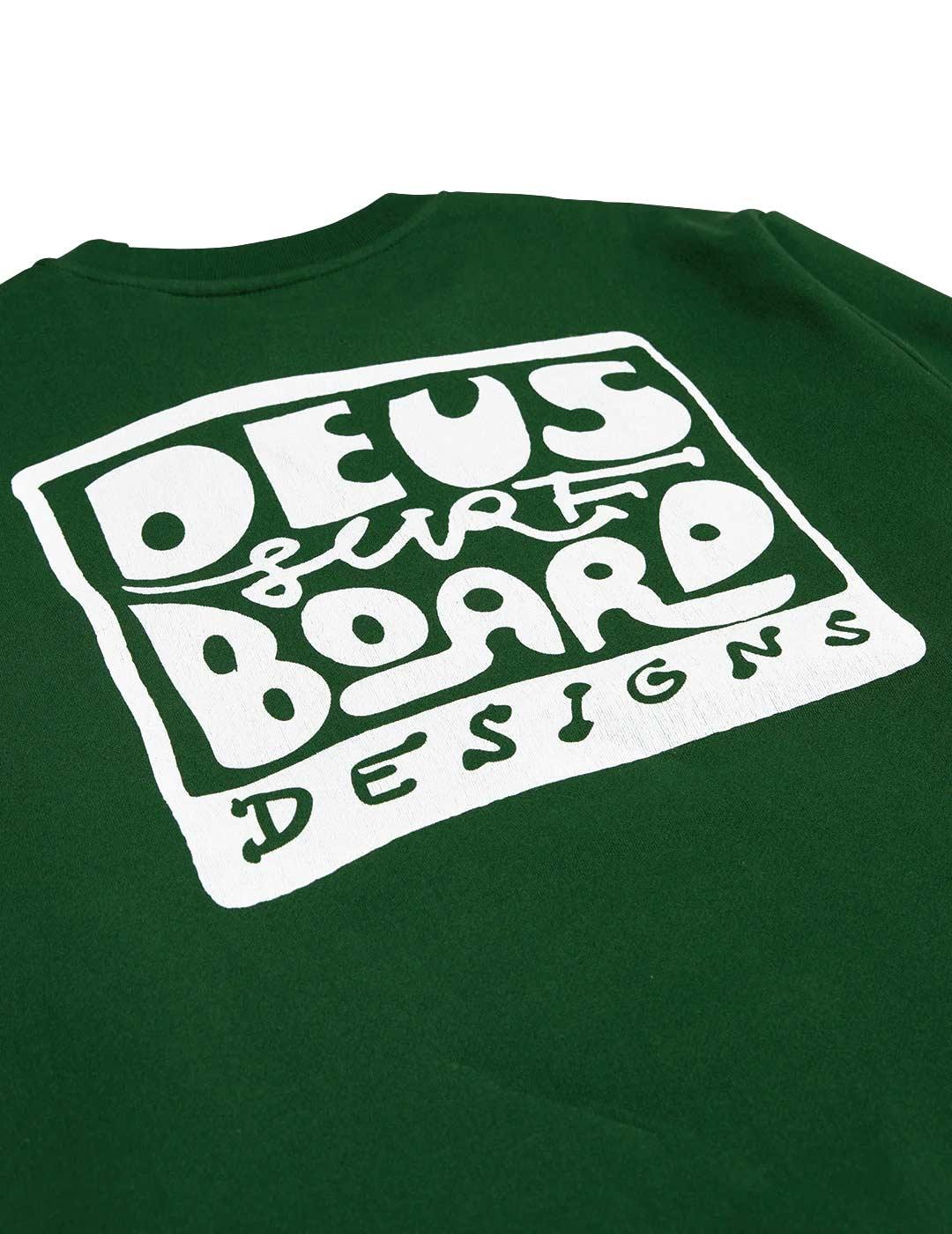 Deus Ex Machina Nice To See You Crew Sudadera Hombre Green
