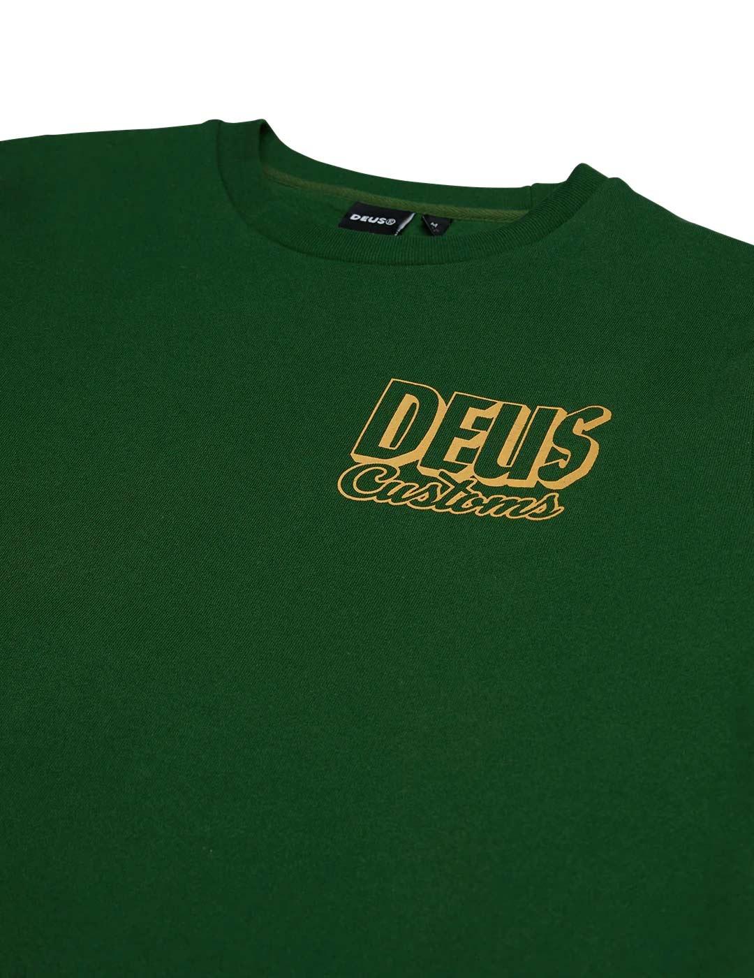 Deus Ex Machina Ever Seen Crew Sudadera Hombre Verde