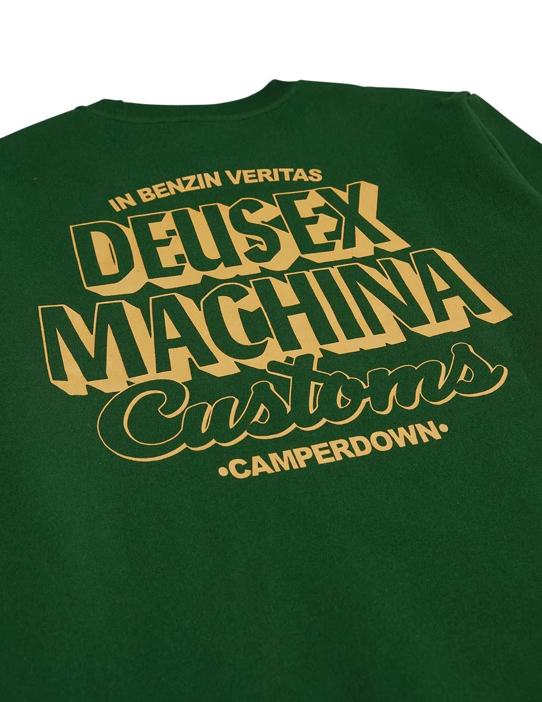 Deus Ex Machina Ever Seen Crew Sudadera Hombre Verde